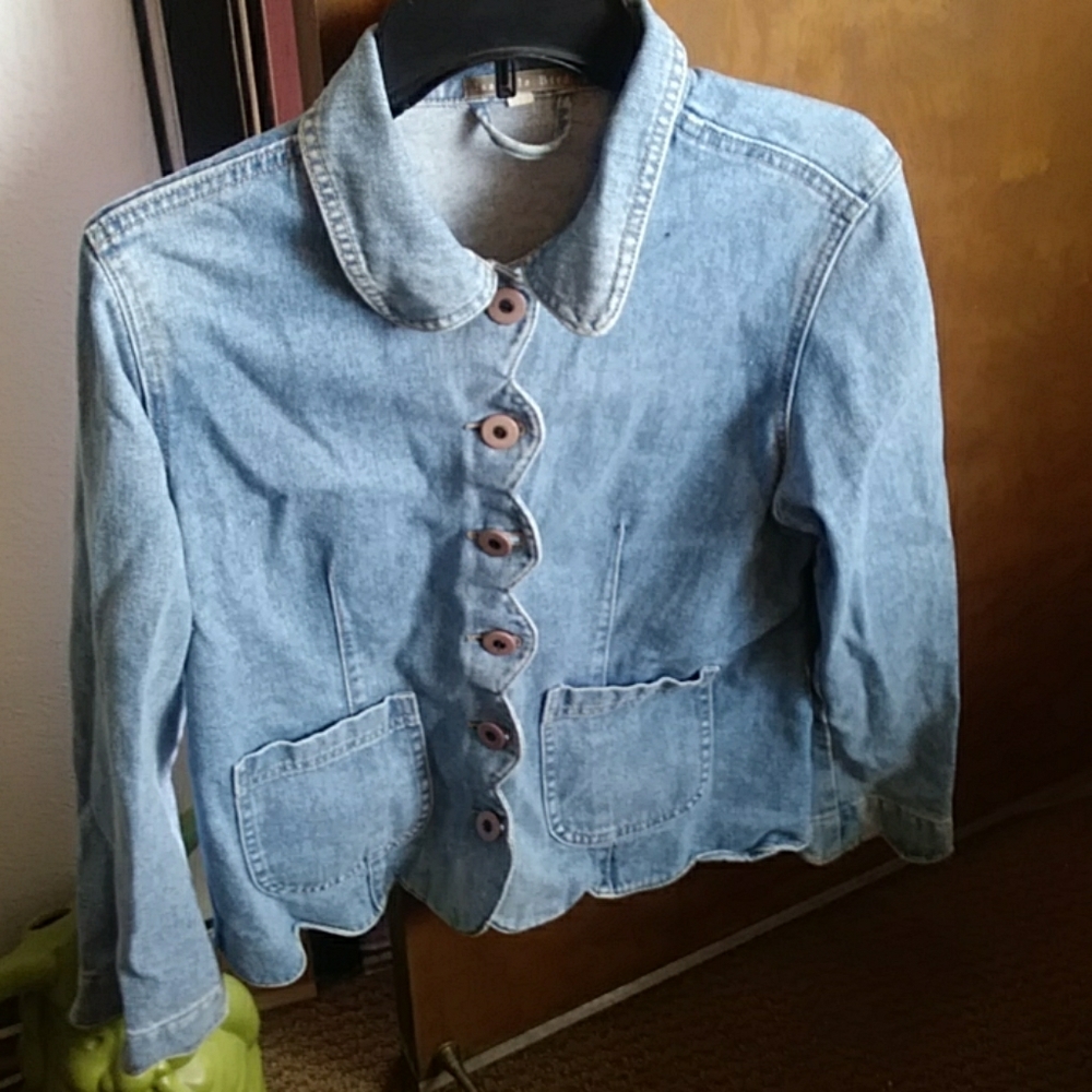 Blue denim Blazer